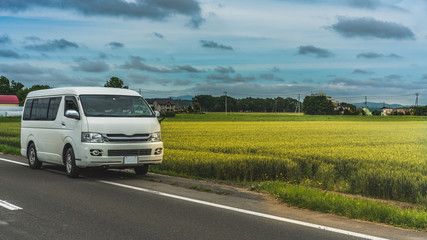 Travel Van In Hokkaido,Japan