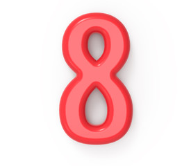 red number 8