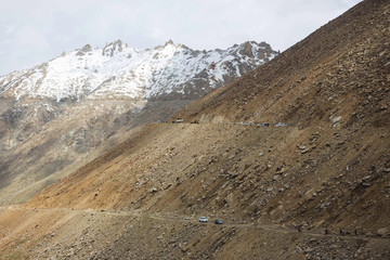 Leh highway in Ladakh, India 