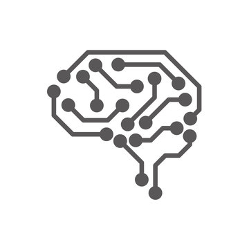 AI (artificial Intelligence) Icon.