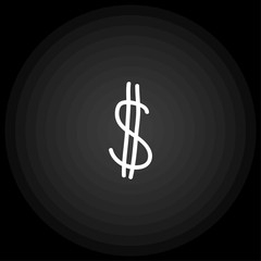 doodle dollar symbol