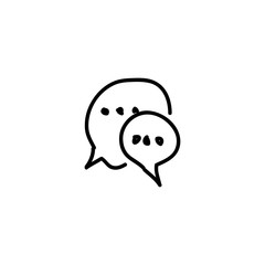 doodle bubble spech