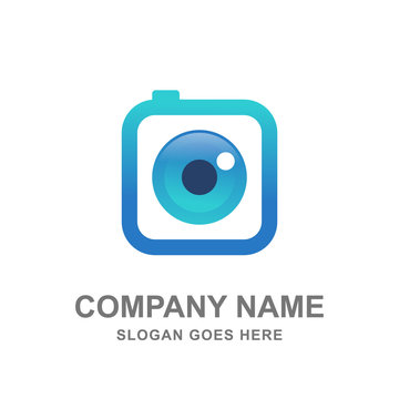 Eye Camera Logo Icon 