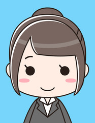 証明写真　女性