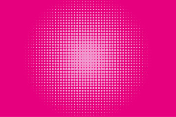 Halftone pattern. Comic background. Pop art style. Vector illustration. Pink color