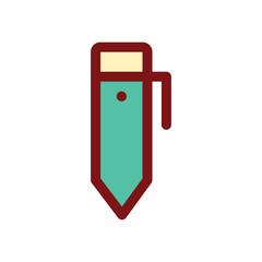 Obraz premium Stationery Office tool icon cartoon style