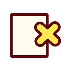 Obraz premium office paper with symbol cartoon styles icon