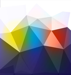 low poly technology vector background