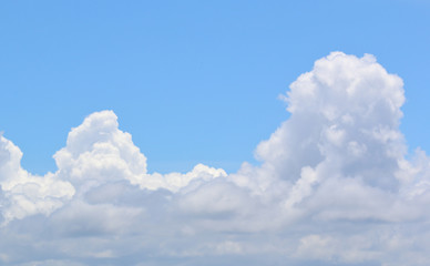 Naklejka na ściany i meble beautiful blue sky with clouds background.