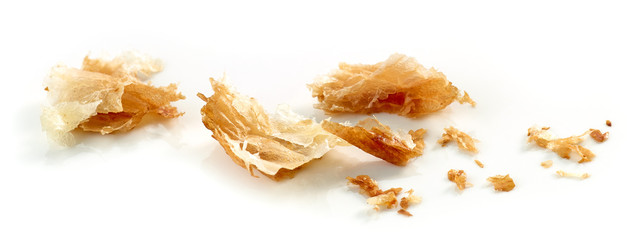 Croissant crumbs macro