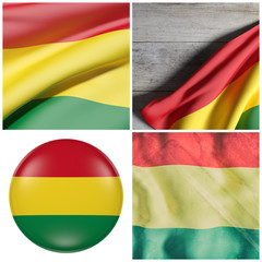 Bolivia flag waving