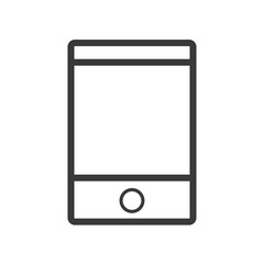 smartphone icon line