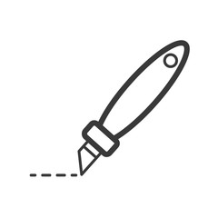 Cutter icon line style