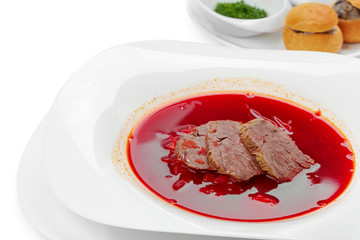 Borsch - traditional russian soup
