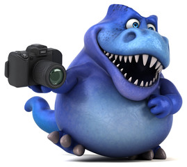 Fun dinosaur - 3D Illustration