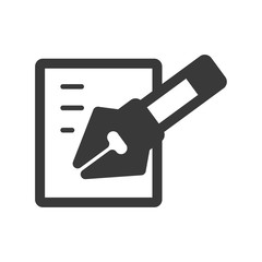 office paper line icon