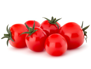 fresh cherry tomato isolated on white background cutout