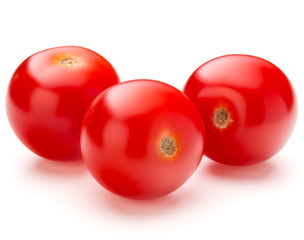 fresh cherry tomato isolated on white background cutout