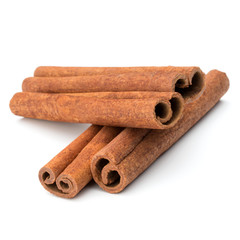 cinnamon stick spice isolated on white background closeup