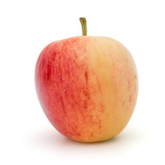 Red apple isolated on white background cutout