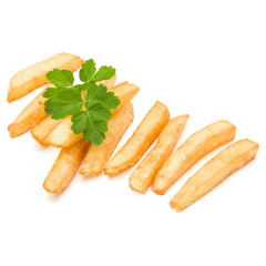 French Fried Potatoes isolated on white background