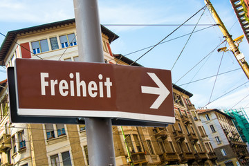 Schild 223 - Freiheit