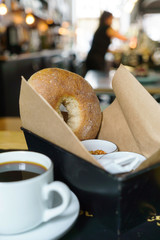 breakfast in the cafe