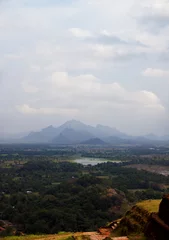 Foto op Canvas Rainforests, swamps and mountains from above. Sigiriya, Sri Lanka © pzAxe