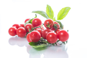 fresh organic cherry tomatoes