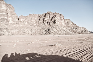 in the desert  sand and mountain adventure destination