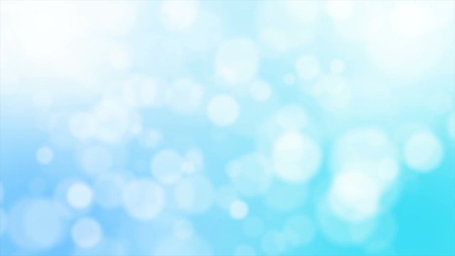 4K blue Abstract background with bokeh lighting element
