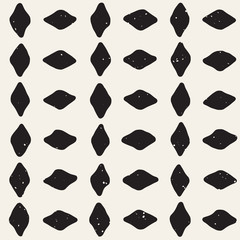 Seamless pattern with hand drawn lines. Abstract background with freehand brush strokes. Black and white texture. Ornament for wrapping paper.