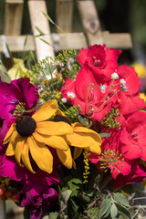 handmade  beautiful bouquets from flowers and herbs