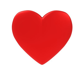 Heart Shape Love Symbol Isolated