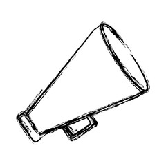 Obraz premium megaphone icon over white background vector illustration