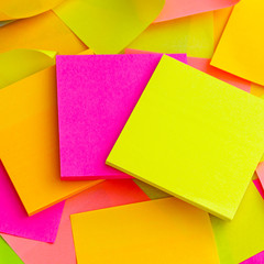 Fototapeta premium background of colored Sticky Notes