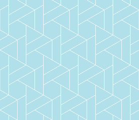 seamless geometric triangle hexagon grid pattern