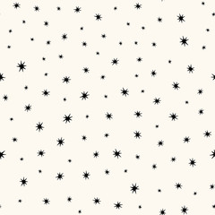 Seamless abstract starry pattern.