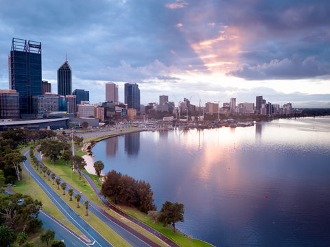 Perth City Winter Morning