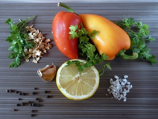 Still life from vegetables