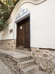 Fototapeta premium Old streets of Plovdiv Bulgaria