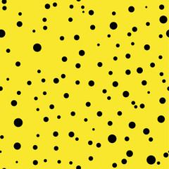 Polka dot seamless pattern. Dotted background with circles, dots, rounds 