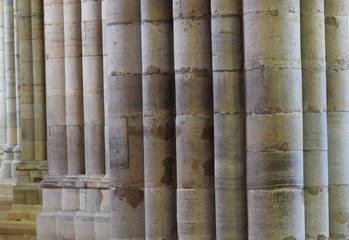 Columns Exeter Cathedral