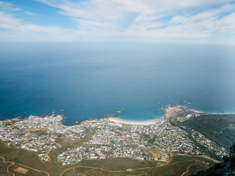 Blick auf die Strände Kapstadts