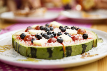 Melonenpizza