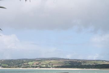 Fototapeta premium View of hill in Cornwall