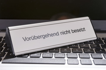 Vorübergehend nicht besetzt