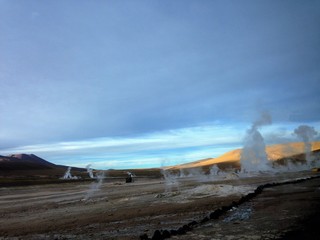 Volcanic Geysers in Chile