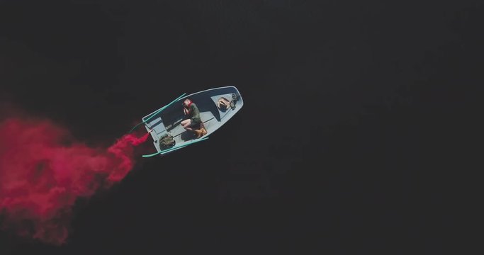 Boy Lying In A Boat