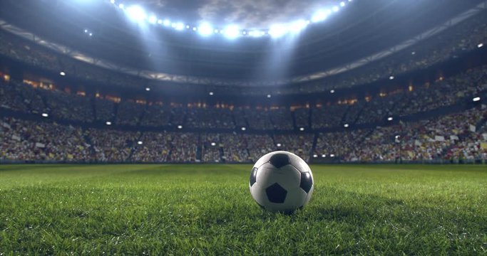 Sport stadium with full of spectators